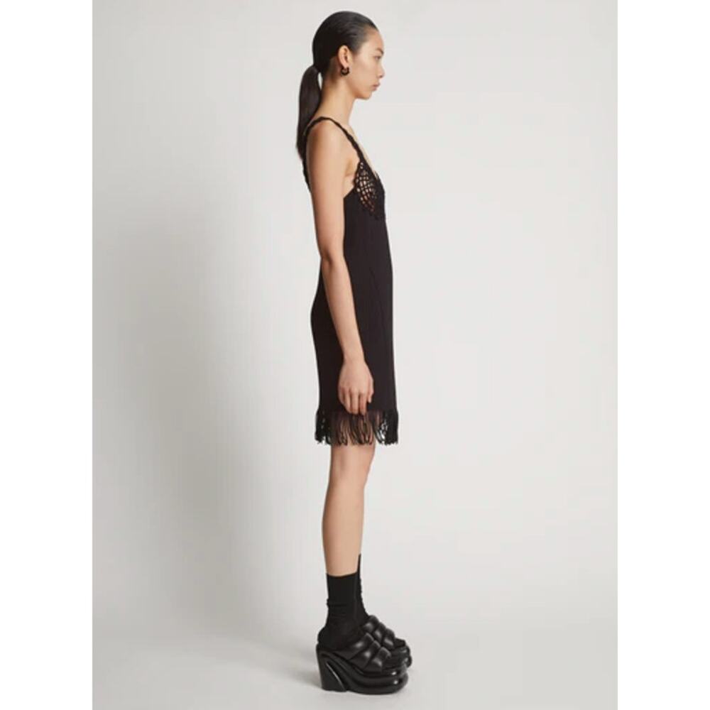 Proenza Schouler Embroidered Viscose Knit Dress - Picture 3 of 12